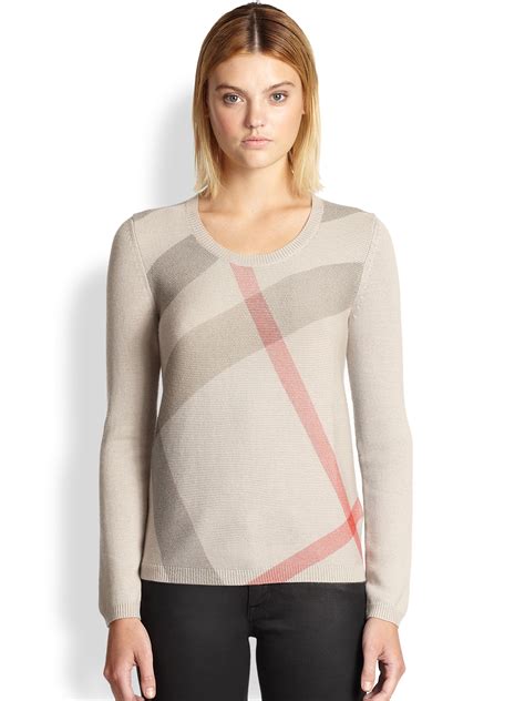 burberry belly button merino wool sweater|burberry sweaters for women.